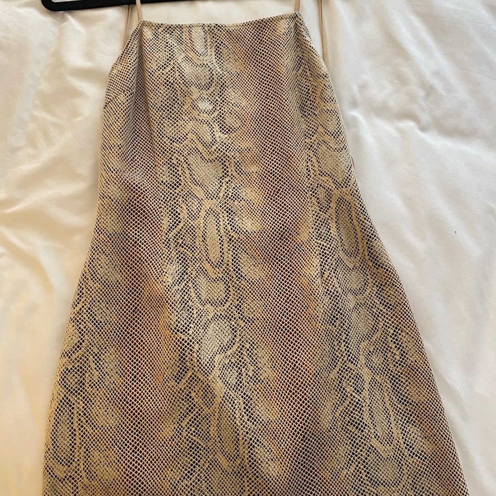 Urban Outfitters Textured Snakeskin Dress